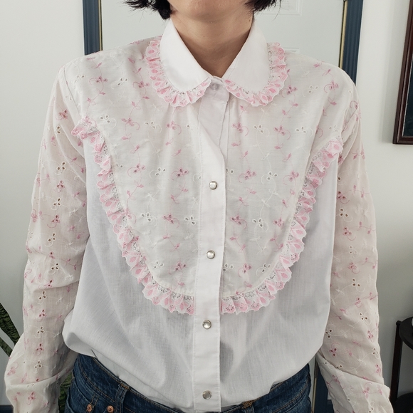 Tops - Vintage 60s Womens Western Shirt